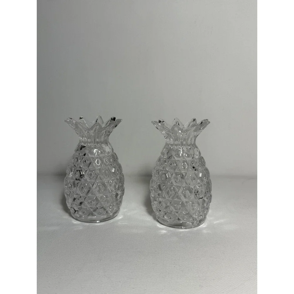 Shannon Crystal, Ireland Pineapple Salt Pepper Shakers 3.5